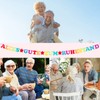 Happy Retirement Garland Colourful Finally Retirement Garland Felt Retirement Decoration