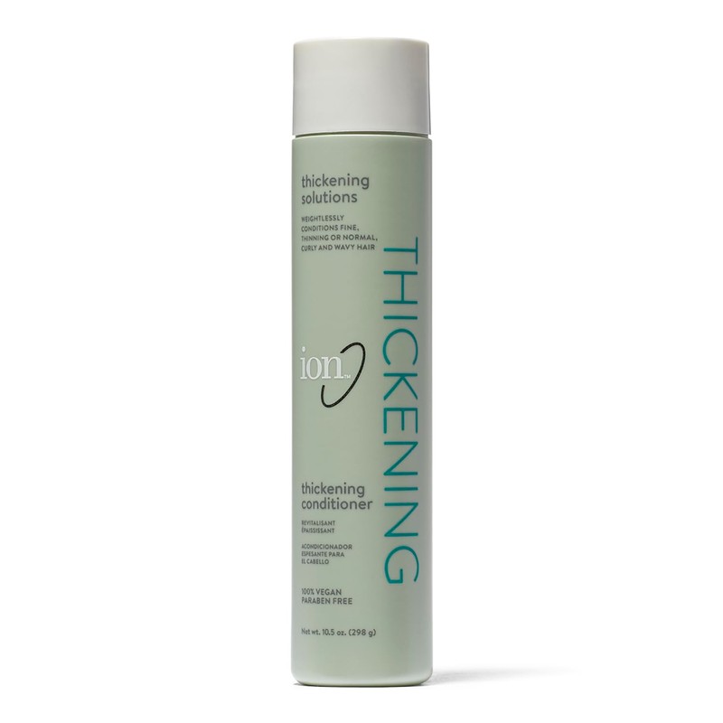 ion Thickening Conditioner, Vegan, Paraben Free Lightweight, Strengthening, Fine and