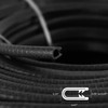 Rubber Edge Trim, U Channel Edge Trim with Metal Clips