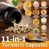 Turmeric Curcumin Supplement - 11-in-1 Turmeric Supplement with Black Pepper,