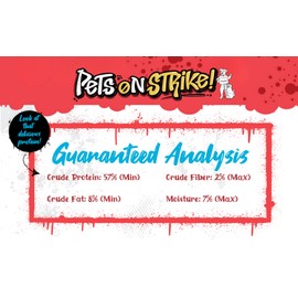 PETS ON STRIKE PETS ON STRIKE Freeze Dried Beef Liver for Dogs & Cats C Single Ingredient Dog Treats C USA Sourced & Made C High Protein, All Natural, Grain Free C Raw Freeze-Dried Training Treats (18oz)