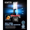 Beamtech H13/9008 LED Fog Light Bulbs 100W 20000 Lumens 6500K