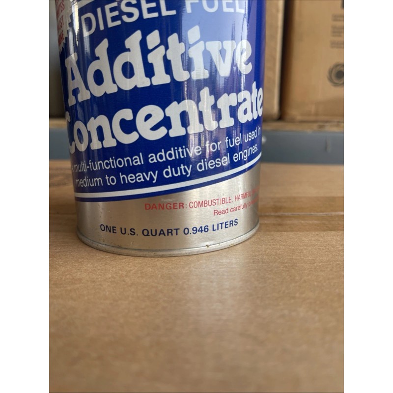 AMSOIL Diesel Fuel Additive Concentrate 1 Quart METAL FULL NOS