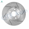 PM Auto Front 275mm Drilled Slotted Disc Brake Rotors Replacement