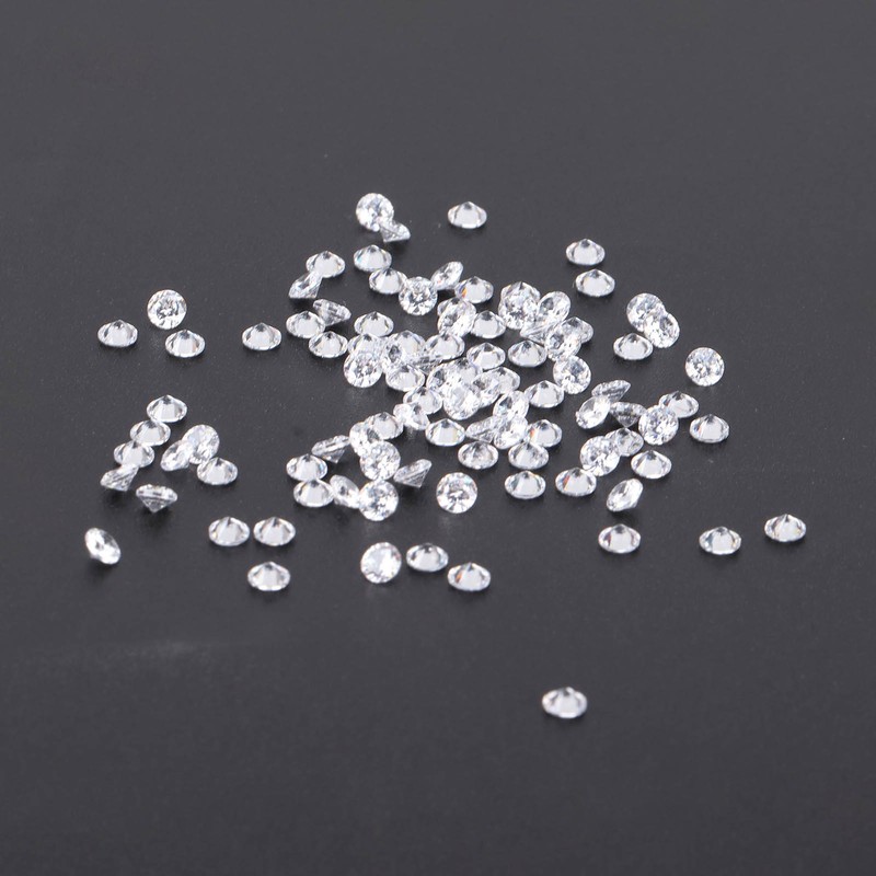 100pcs Transparent Rhinestones Mini Sharpened Bottom Exquisite Crystal Gems for