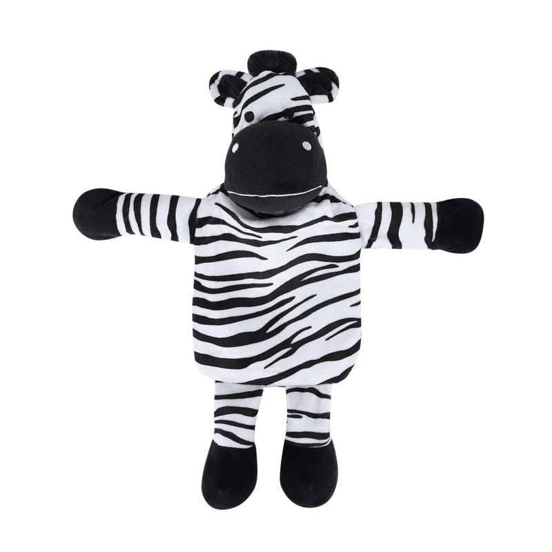 Warm Hot Water Bottle with Plush Soft Cover Animal Hand