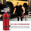 RC Car Fire Extinguisher, Simulation Metal Mini Fire Extinguisher Toy