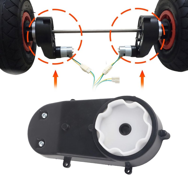 Msiud RS390 Electric Motor Gearbox, Ride Ons DC Gear Box