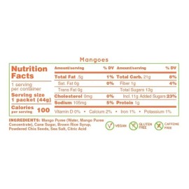 Gel Energético Huma Chía Mango (caja24 Geles)                                                                                                         