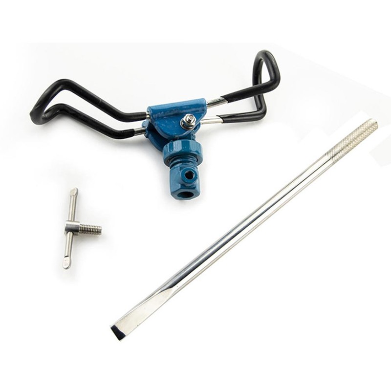 Stainless Steel Fishing Rod Holder Ground Support Stand 360 Degree