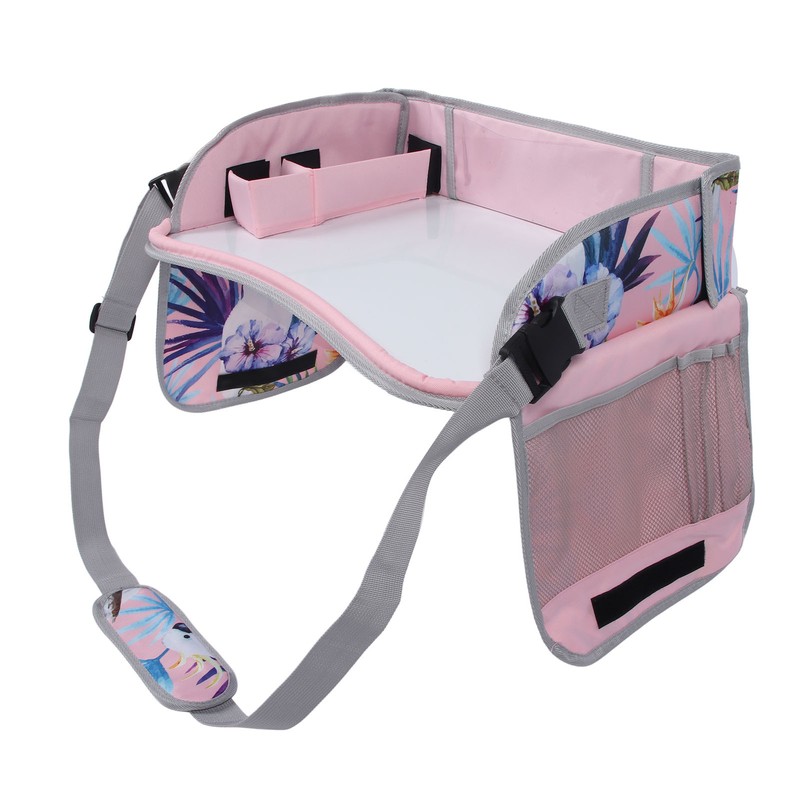 Kids Travel Tray Erasable Drawing Board Organization Pockets Activity Essentials