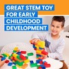 Prextex Premium Jumbo Colorful STEM Building Blocks Set (50pcs) -