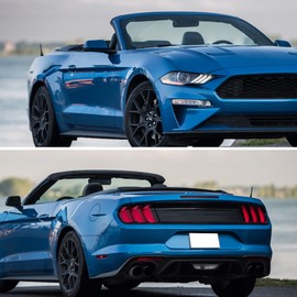 KSaAuto - Antena corta para Ford Mustang Convertible 2015-2024, antena Stubby Mustang, reemplazo de antena de coche de aluminio negro de 5 pulgadas, accesorios Ford Mustang diseñados para una