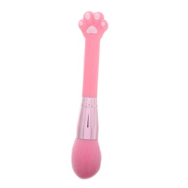 Baluue Fluffy Cat Paw Makeup Brush for Powder Blush Nail Cleaning Travel Gentle Skin