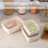 Simplify 6 Piece Set Eco Wheat Plastic Food Storage Containers