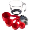 Tovolo Magnetic Nested System Cups & Spoons for Wet and