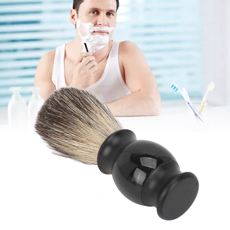 Beard Soap Brush Increase Foam Remove Residue Soft Synthetic Bristles