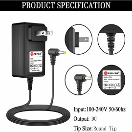 Pkpower Adapter Charger For Circadian Optics Lumos 2.0 LMS4 Light Therapy Lamp