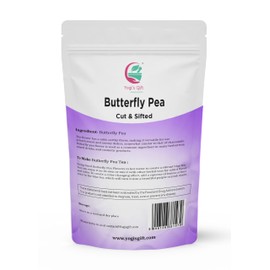 Butterfly Pea Flower Tea 1 LB | Cut and Sifted | Makes Beautiful Blue Or Purple Food Coloring | Blue tea Butterfly Pea Flower | Non-Gmo, Ethically Sourced | By Yogi's Gift®