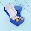 PHAREGE 8x8x4 inch Gift Shipping Boxes Bulk 25 Pack Blue,