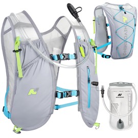 Waterproof Running Vest, 5.5L Breathable Running Hydration Vest with 1.5L Water Bladder, Water Vest for Hiking, Trail Marathon Race, Ideal for Women and Men