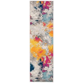 Rugshop Sky Collection Modern Abstract Runner Rug 2'7" x 12' Multi