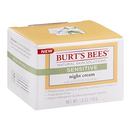Burts Bees Senstv Night Crm Frag Free 1.8 Oz, Pack of 9