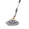 Superio Twist Mop Self Wringing Mop with Scrubber Microfiber Mop