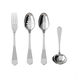 Villeroy & Boch Medina 4 Piece Serve Set, 18/10 Stainless Steel