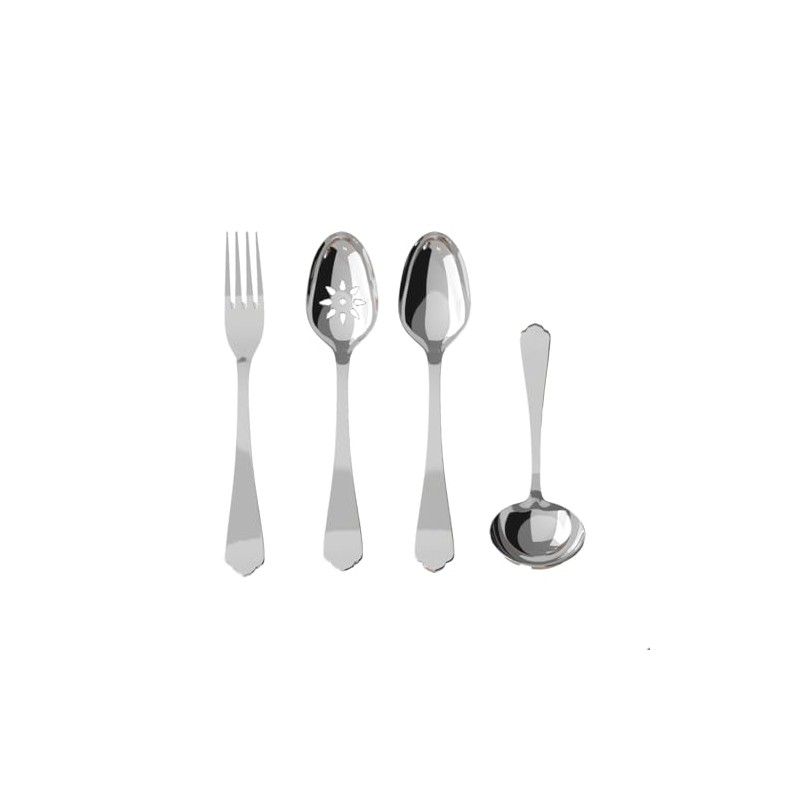 Villeroy & Boch Medina 4 Piece Serve Set, 18/10 Stainless
