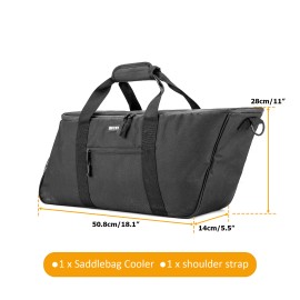 XR Leakproof Motorcycle Saddlebag Cooler For Harley Road King Electra Glide 93-24