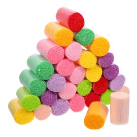 Operitacx 30pcs Segment Embroidery Yarn Pre Cut Rug Yarn Colorful Yarn Latch Hook Projects Hook Wool Girl Crafts Pre Cut Rug Wool Crochet Yarn Suit Case Hairball Wiring Harness Acrylic