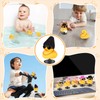 AILOVETECK - Patos de goma para coche, con tapón de