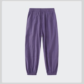Kids Lightweight Pants Quick Dry Thin Active Outdoor Joggers for Boys or Girls (Purple, 11-12 Years)