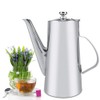 Yosoo Cafetera Elegante Acero Inoxidable 2L Espesante Tetera Cafetera Hervidor