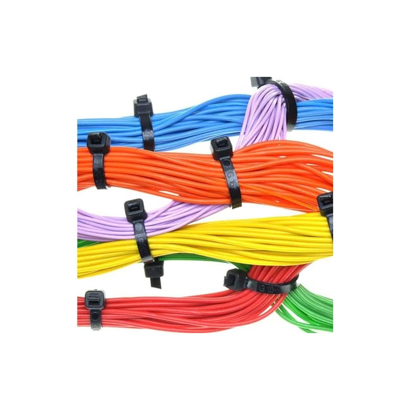 PARENCE. - Set of 100 Plastic Cable Ties - 100