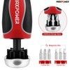 Ratchet Screwdriver, MAXPOWER Magnetic Ratchet Screwdriver and Bit Set with