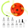 Quintillus Universal Weed Eater Head,H09 Weed Wacker Head Grass Trimmer
