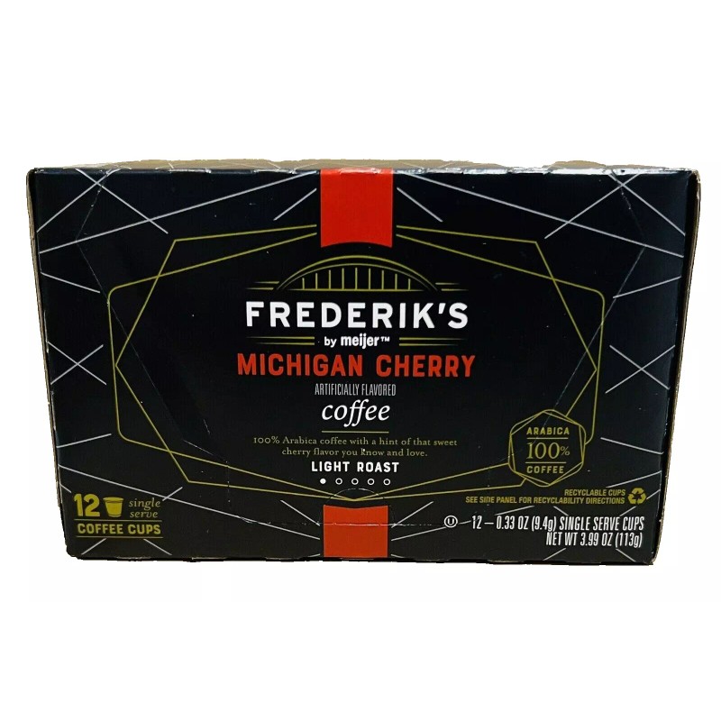Frederik's By Meijer Michigan Cherry Light Roast Coffee K Cups