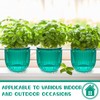 Meanplan 4 Pcs Self Watering Hanging Planter Indoor 6.5 Inch