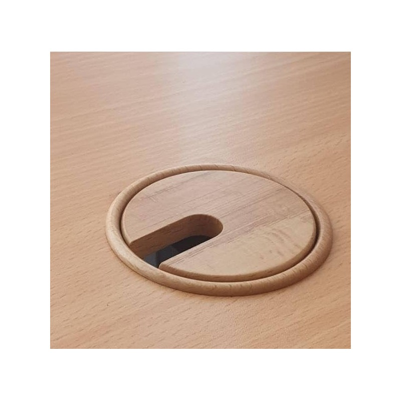 Gedotec Untreated Oak Cable Grommet | Plain | 1 Piece