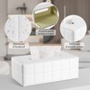 GORESE Tissue Box Leather Tissue Dispenser