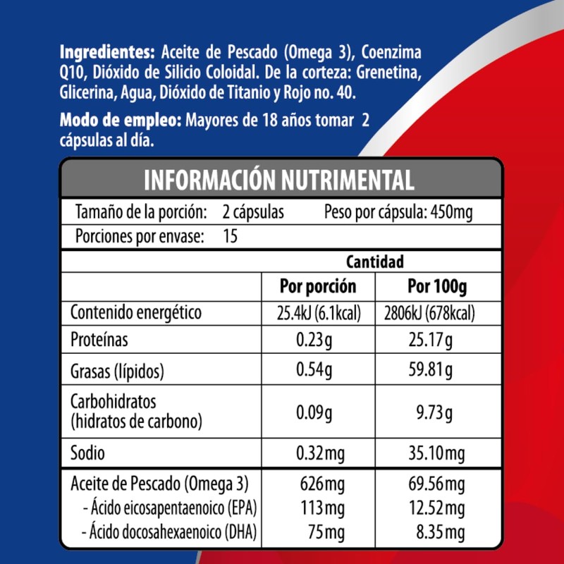 CoQ10 | Coenzima Q10 Pura | 30 Capsulas SoftGels |