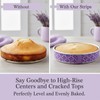 cobee 4 Pcs Bake Even Strips, Thick Cotton Super Absorbent