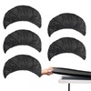 KRISMYA 6 Pack Fitted Tablecloth for 6 Foot Tables, Black