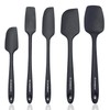 KITCHENLOVE Premium 600°F Heat Resistant 5 Piece Silicone Spatula Set