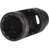 KS Tools 150.2124 Fuel injection socket 12 point, 27mm, 1/2"