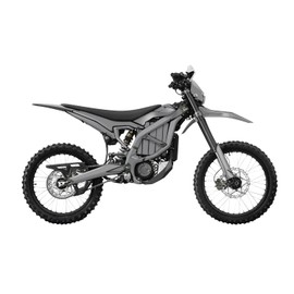 Surron Ultra Bee Graphics Kit Wrap - Solid Gray - Sur-Ron Skin - Premium 3M Vinyl Protective Wrap Decal Cover - Easy to Apply | Crafted in The USA by MightySkins