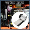 INFINAUTO Car Heat Shroud 5/8" ID 3.2ft Aluminized Sleeving Shield