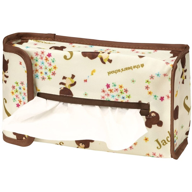 Skater CTSC1-A Car Tissue Box Cover, Tissue Case, Bear's Gakko